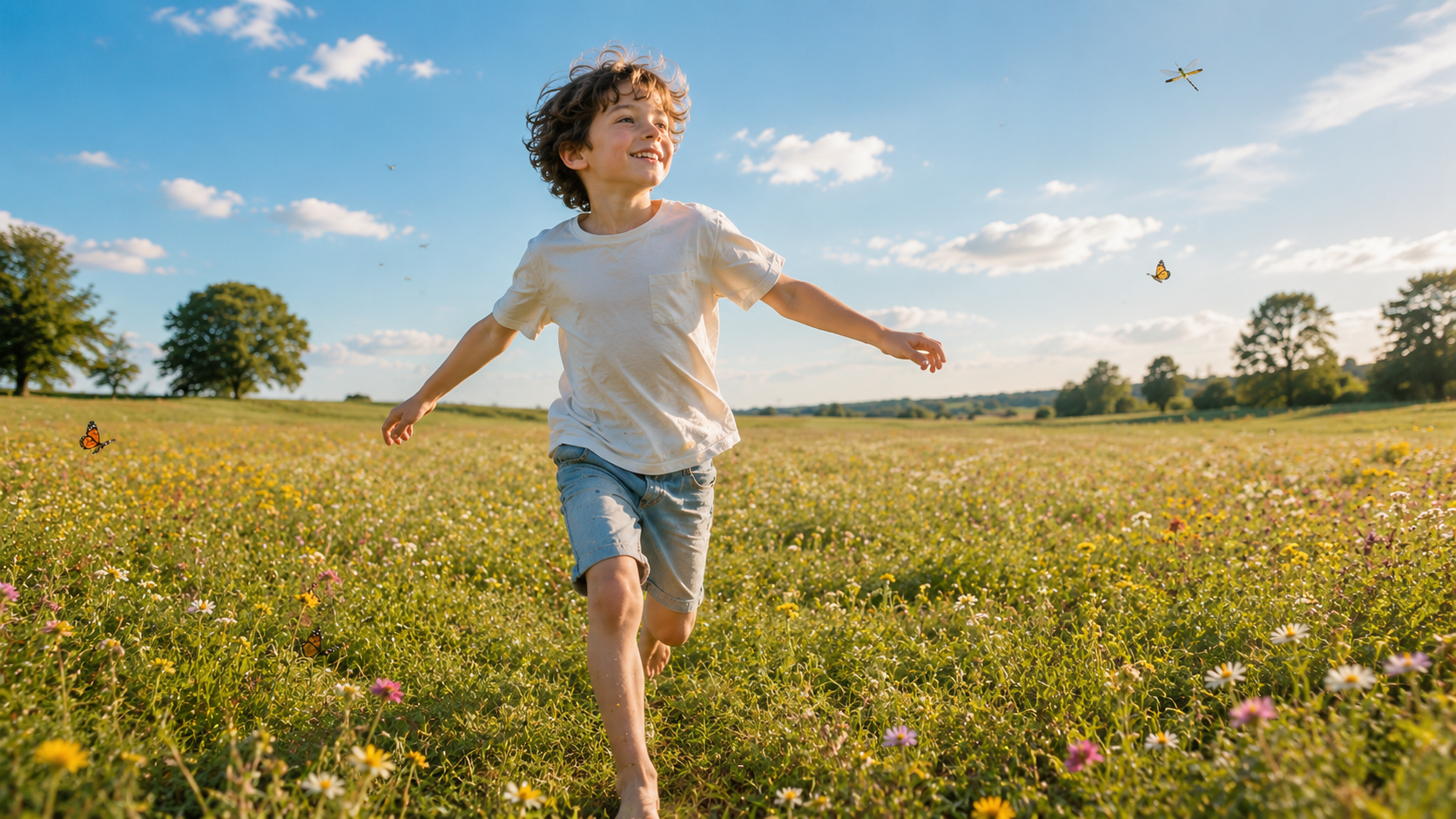Les enfants sensibles retrouvent leur équilibre dans la nature.